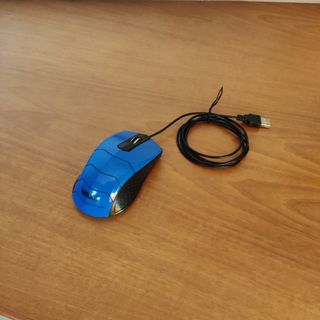 Ratón óptico IGgual USB azul