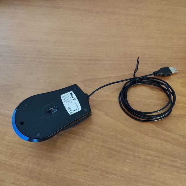 Ratón óptico IGgual USB azul