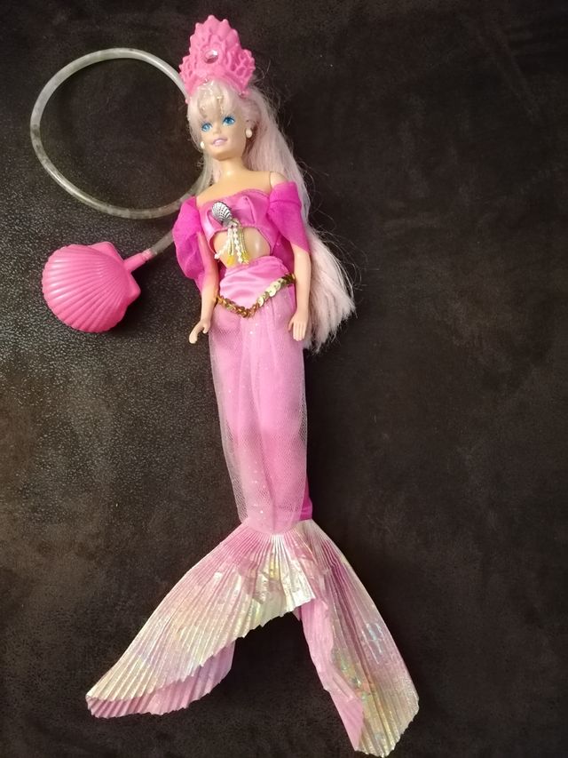 Barbie sirena, fuente, sirena, años 90 de segunda mano por 65 EUR