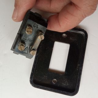 Antiguo interruptor baquelita