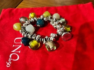 Pulsera Uno de 50 verde y azul