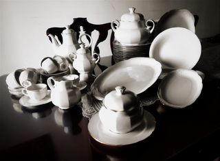 Vajilla y juego de café Santa Clara