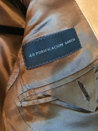 traje pana talla 48 Purificación Garcia