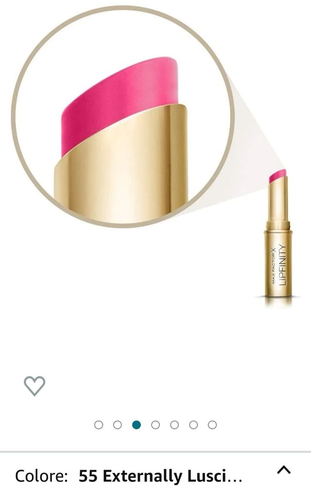 8 colori di Rossetti max factor lipfinity nuovi.