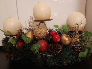 centro tavola/scritto auguri