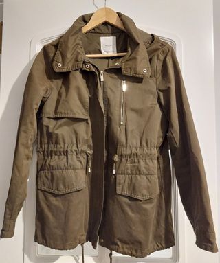 Parka verde talla XS