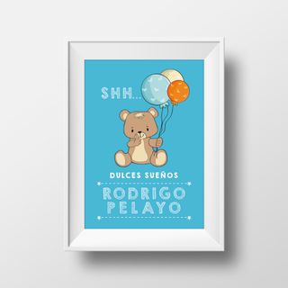 Laminas personalizadas. Cuadro natalicios