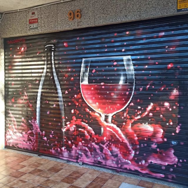 Graffiti letras creperia 