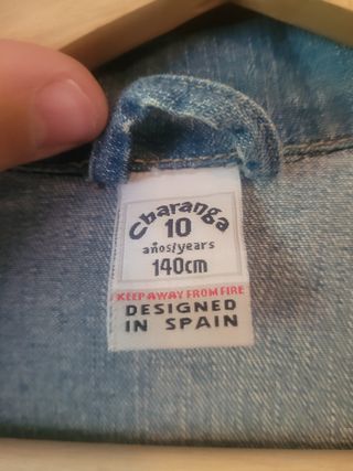 Chaqueta vaquera Charanga 10 años 140cm