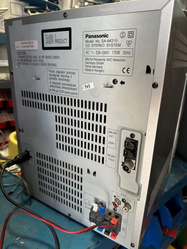 minicadena Panasonic SA-AK210