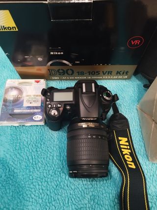 Cámara Nikon D90 Pack