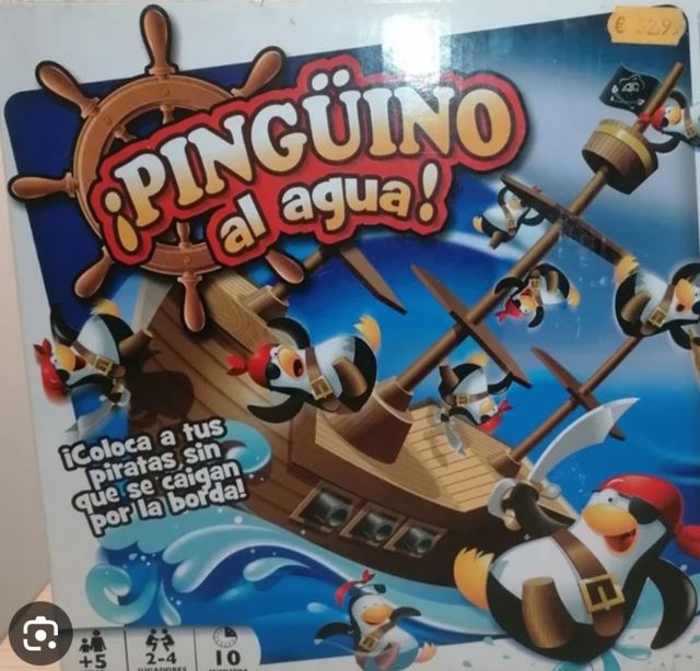 Juego pinguinos al agua