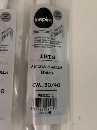 Bacchette per finestre - 8 confezioni 30x40cm