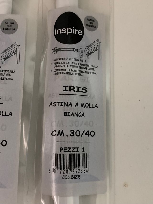 Bacchette per finestre - 8 confezioni 30x40cm