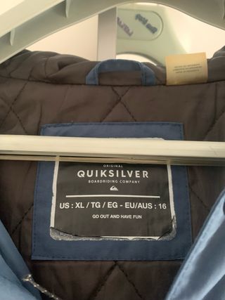 Chaqueton Quicksilver azul marino