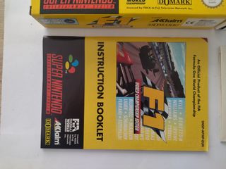 F 1 World Championship Edition Como Nuevo SNES