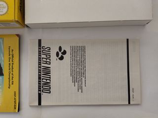 F 1 World Championship Edition Como Nuevo SNES