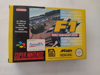 F 1 World Championship Edition Como Nuevo SNES