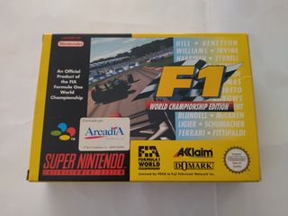 F 1 World Championship Edition Como Nuevo SNES
