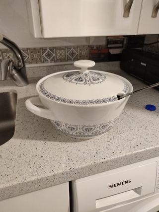 sopera de cerámica