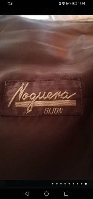 Abrigo Piel Pelo Vintage .