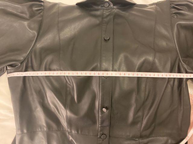 Vestido polipiel mujer