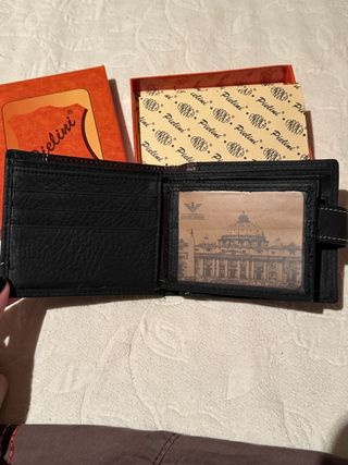 Cartera de piel hombre