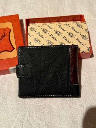 Cartera de piel hombre