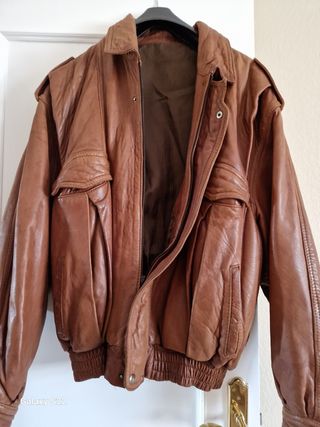 Cazadora hombre de  piel ovino