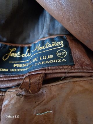 Cazadora hombre de  piel ovino