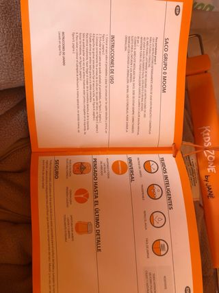 Saco universal para sillas de paseo, Jané, grupo 0