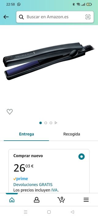 Plancha pelo Remington