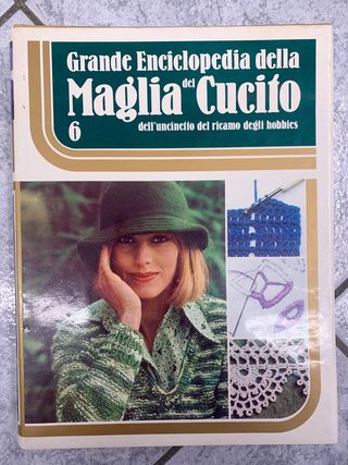 8 volumi di maglia, cucito, uncinetto e ricamo