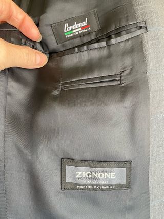Traje de caballero