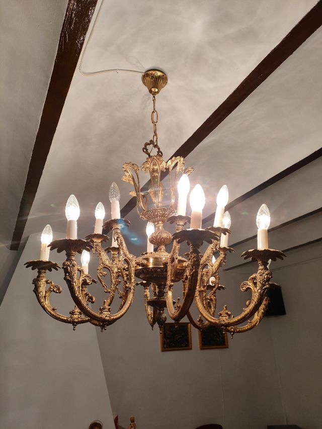 Lampara araña de techo