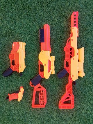 juguete pack de 4 pistolas