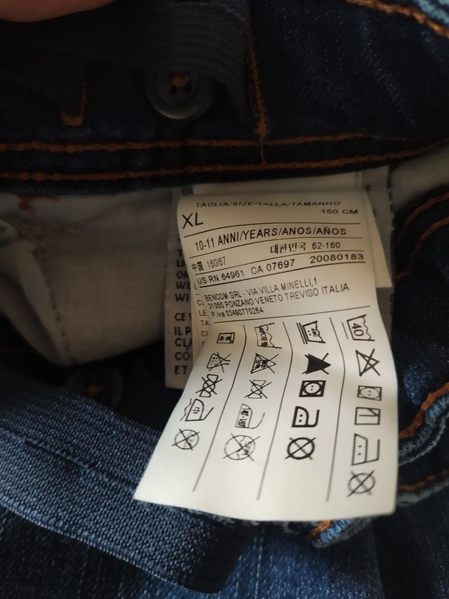 Pantalón vaquero niño Benetton