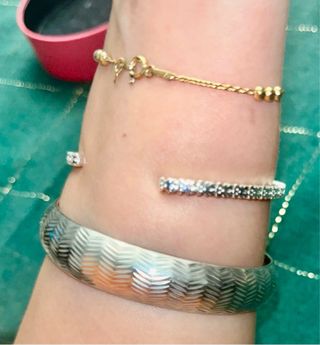 pulsera  Aro plata macisa 925 italiana