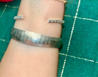 pulsera  Aro plata macisa 925 italiana