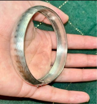 pulsera  Aro plata macisa 925 italiana