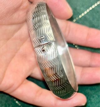 pulsera  Aro plata macisa 925 italiana