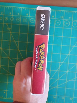 Pokemon edición Roja caja juego
