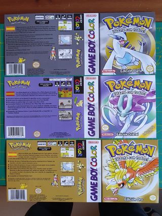Pokemon lote de cajas para videojuegos