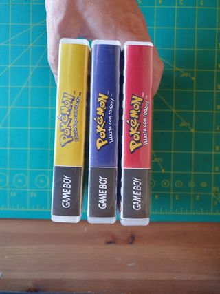 Pokemon cajas videojuegos game boy
