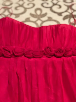 Vestido de fiesta con fula a juego