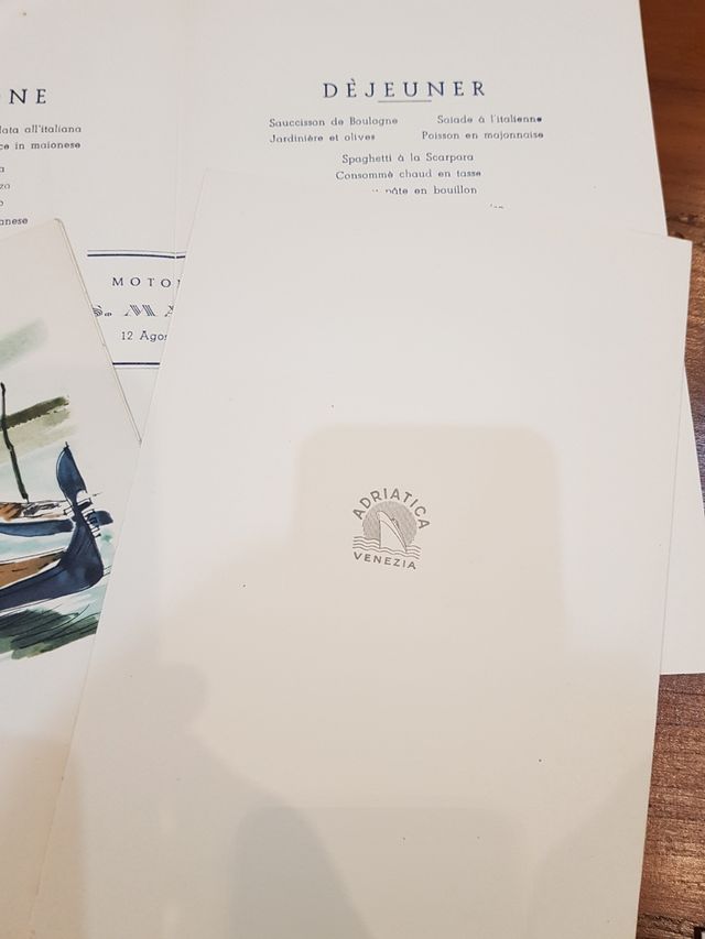 10 Menù vintage da collezionismo