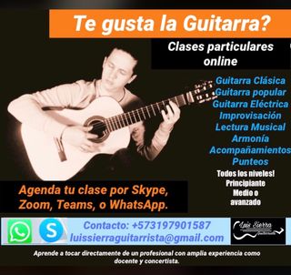 Clases de GUITARRA, PIANO, CUATRO, UKELELE.