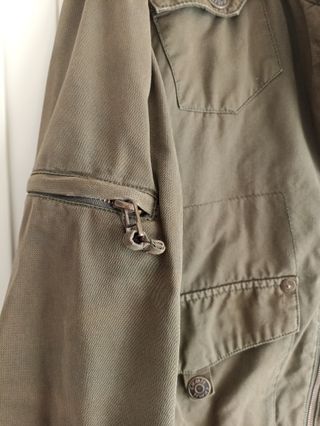 Jaqueta de hombre Caramelo tipo tejana, verde