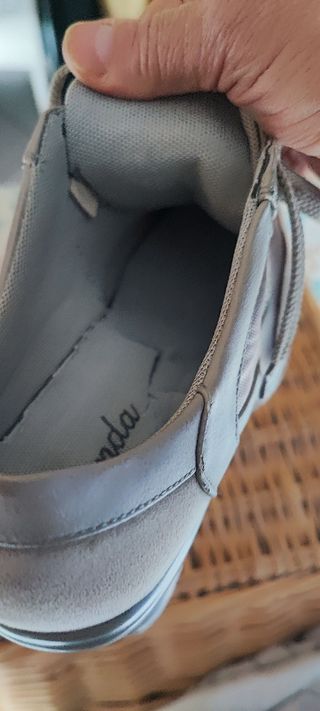 Scarpe donna ginnastica con rialzo n36