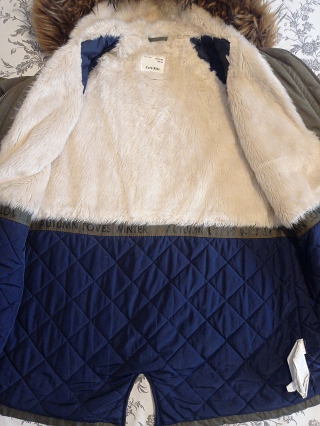 Abrigo/Parka con capucha niña 13/14 años 